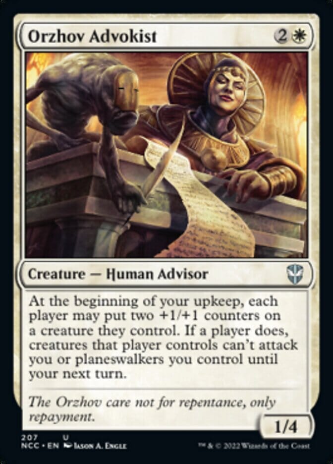 Orzhov Advokist [Streets of New Capenna Commander] MTG Single Magic: The Gathering  | Multizone: Comics And Games