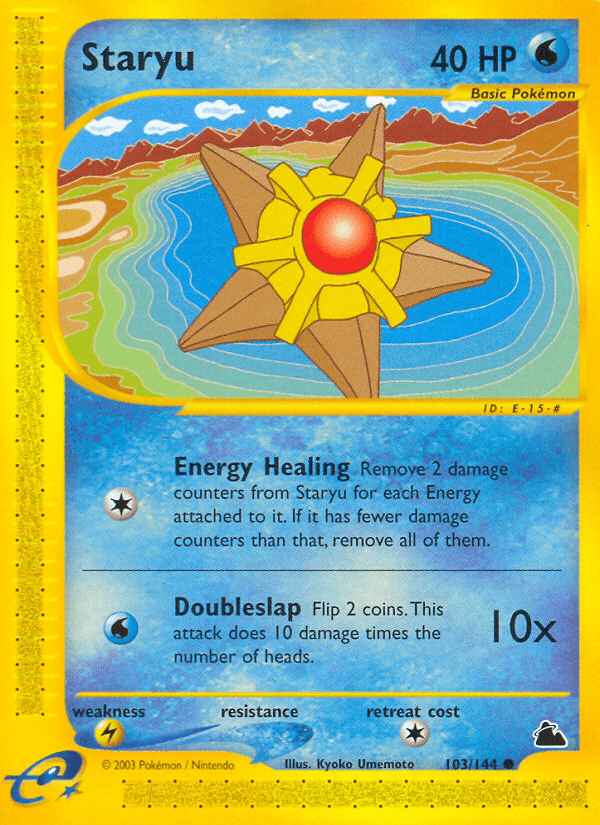 Staryu (103/144) [Skyridge] Pokemon Single Pokémon  | Multizone: Comics And Games