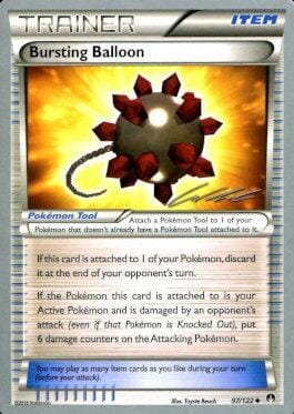 Bursting Balloon (97/122) (Ninja Blitz - Cody Walinski) [World Championships 2016] Pokemon Single Pokémon  | Multizone: Comics And Games