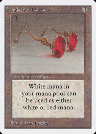 Sunglasses of Urza [Unlimited Edition] MTG Single Magic: The Gathering  | Multizone: Comics And Games