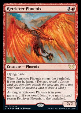 Retriever Phoenix [Strixhaven: School of Mages] MTG Single Magic: The Gathering  | Multizone: Comics And Games