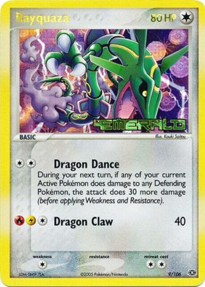 Rayquaza (9/106) (Stamped) [EX: Emerald] Pokemon Single Pokémon  | Multizone: Comics And Games