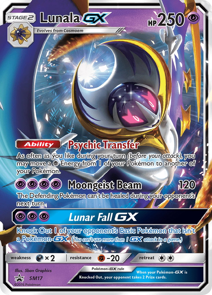 Lunala GX (SM17) [Sun & Moon: Black Star Promos] Pokemon Single Pokémon  | Multizone: Comics And Games