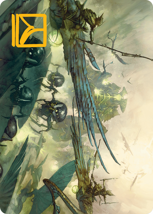 Invasion of Pyrulea Art Card (Gold-Stamped Signature) [March of the Machine Art Series] MTG Single Magic: The Gathering  | Multizone: Comics And Games