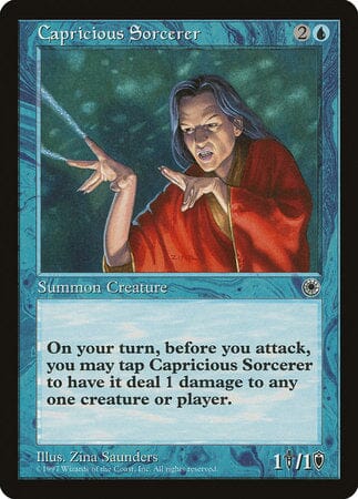 Capricious Sorcerer [Portal] MTG Single Magic: The Gathering  | Multizone: Comics And Games