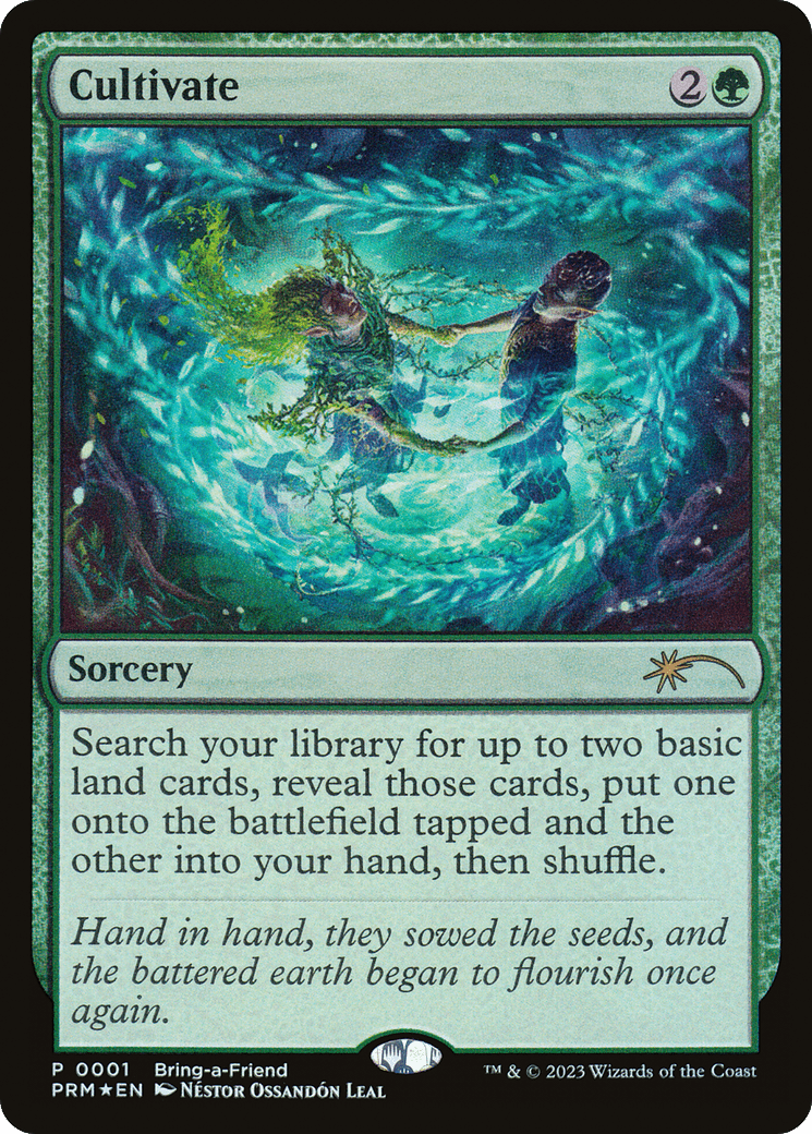 Cultivate (Bring-a-Friend) [Wizards Play Network 2023] MTG Single Magic: The Gathering  | Multizone: Comics And Games