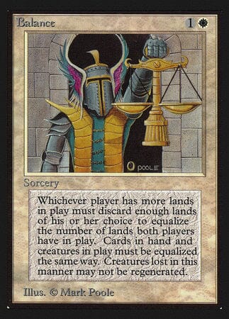 Balance (IE) [Intl. Collectors’ Edition] MTG Single Magic: The Gathering  | Multizone: Comics And Games