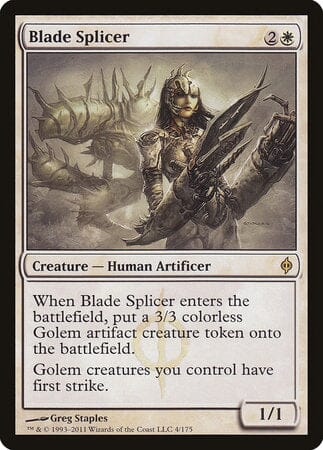 Blade Splicer [New Phyrexia] MTG Single Magic: The Gathering  | Multizone: Comics And Games