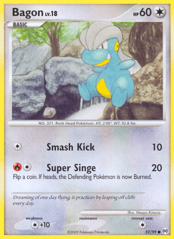 Bagon (52/99) [Platinum: Arceus] Pokemon Single Pokémon  | Multizone: Comics And Games