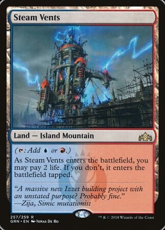 Steam Vents [Guilds of Ravnica] MTG Single Magic: The Gathering  | Multizone: Comics And Games