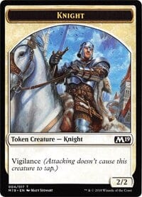 Knight // Goblin Double-sided Token (Game Night) [Core Set 2019 Tokens] MTG Single Magic: The Gathering  | Multizone: Comics And Games