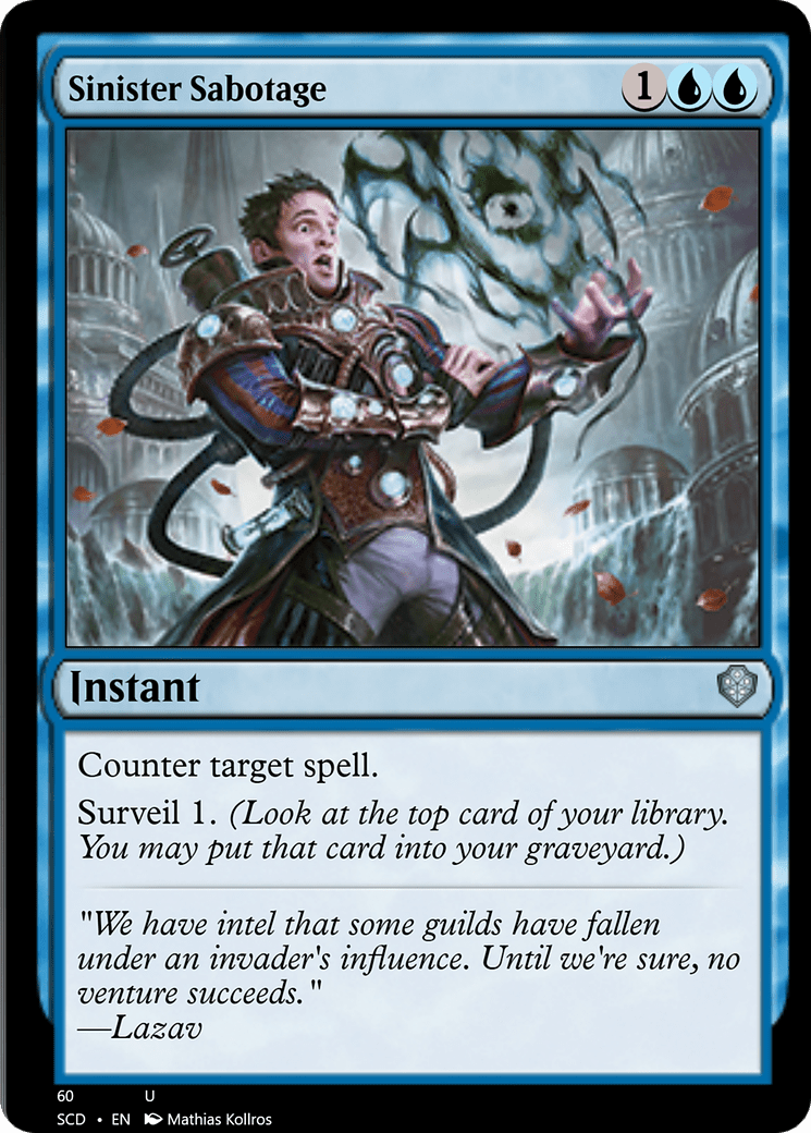 Sinister Sabotage [Starter Commander Decks] MTG Single Magic: The Gathering  | Multizone: Comics And Games