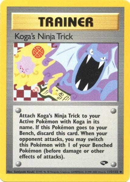 Koga's Ninja Trick (115/132) [Gym Challenge Unlimited] Pokemon Single Pokémon  | Multizone: Comics And Games