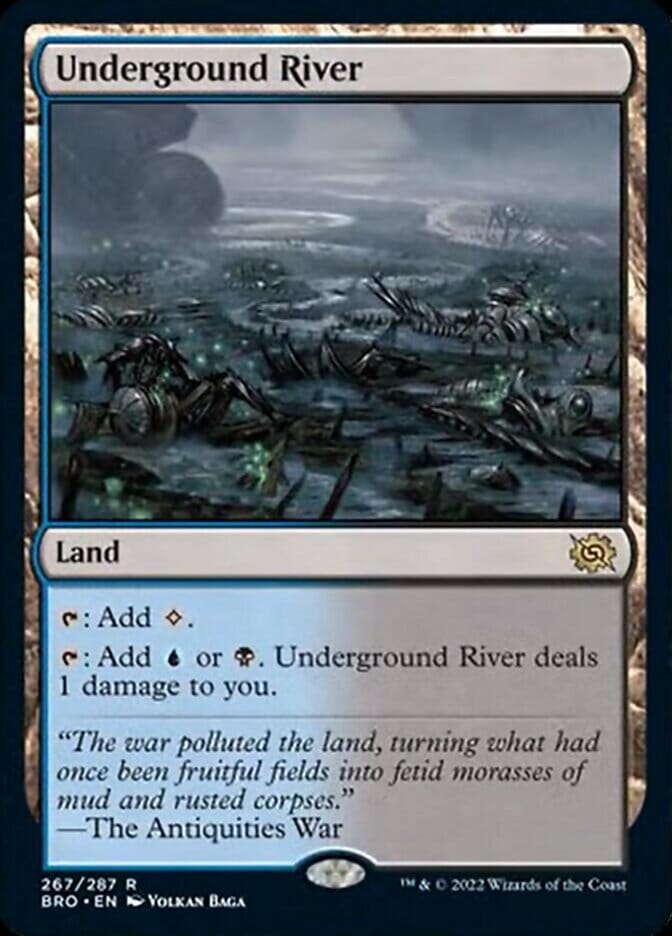 Underground River [The Brothers' War] MTG Single Magic: The Gathering  | Multizone: Comics And Games