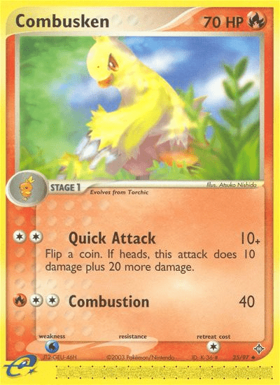 Combusken (25/97) [EX: Dragon] Pokemon Single Pokémon  | Multizone: Comics And Games