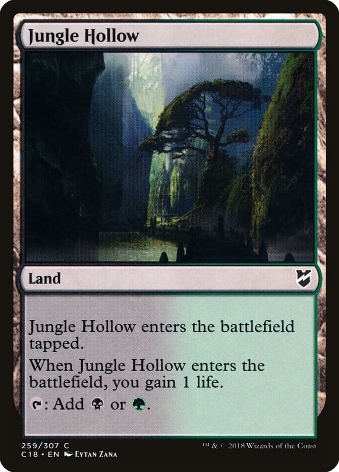 Jungle Hollow [Commander 2018] MTG Single Magic: The Gathering  | Multizone: Comics And Games