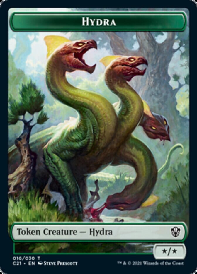 Hydra // Boar Token [Commander 2021 Tokens] MTG Single Magic: The Gathering  | Multizone: Comics And Games