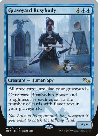 Graveyard Busybody [Unstable] MTG Single Magic: The Gathering  | Multizone: Comics And Games