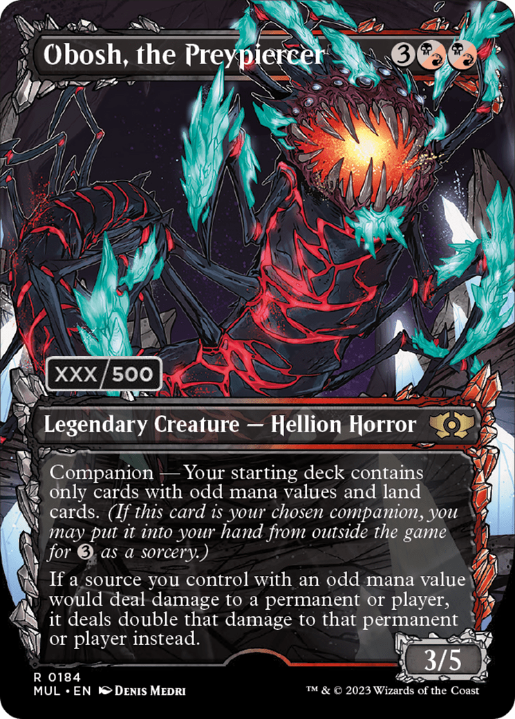 Obosh, the Preypiercer (Serialized) [Multiverse Legends] MTG Single Magic: The Gathering  | Multizone: Comics And Games