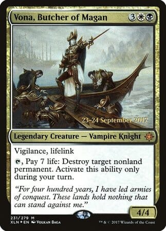 Vona, Butcher of Magan [Ixalan Promos] MTG Single Magic: The Gathering  | Multizone: Comics And Games