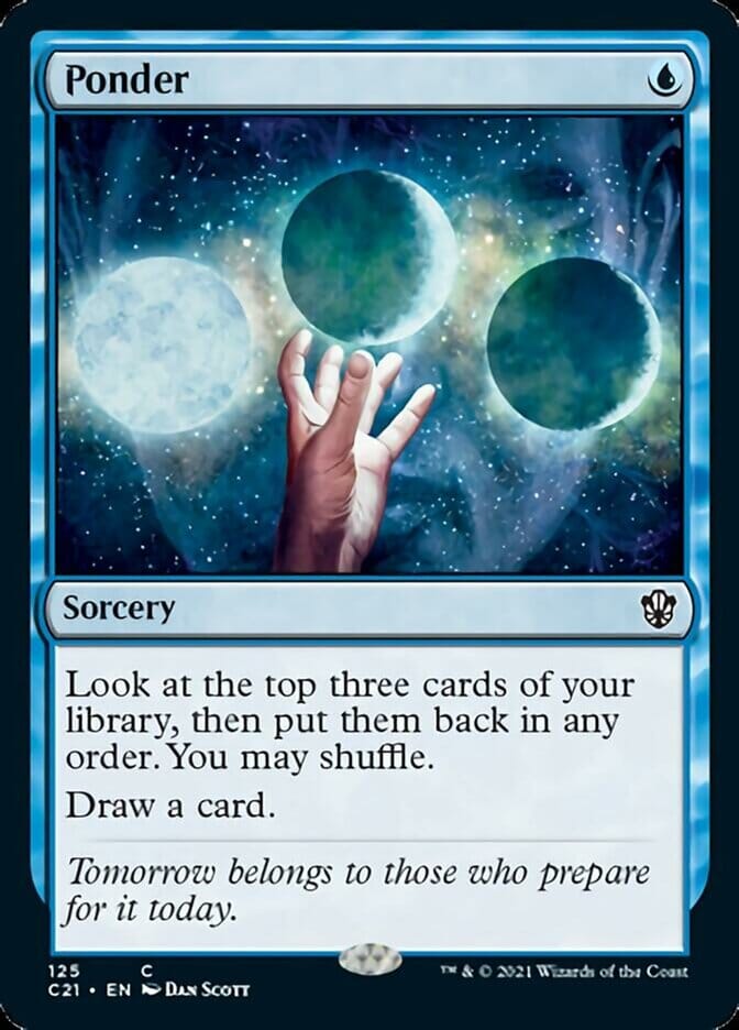 Ponder [Commander 2021] MTG Single Magic: The Gathering  | Multizone: Comics And Games