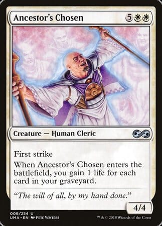 Ancestor's Chosen [Ultimate Masters] MTG Single Magic: The Gathering  | Multizone: Comics And Games