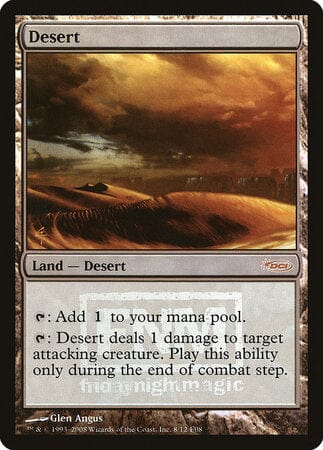 Desert [Friday Night Magic 2008] MTG Single Magic: The Gathering  | Multizone: Comics And Games