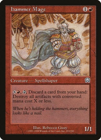 Hammer Mage [Mercadian Masques] MTG Single Magic: The Gathering  | Multizone: Comics And Games
