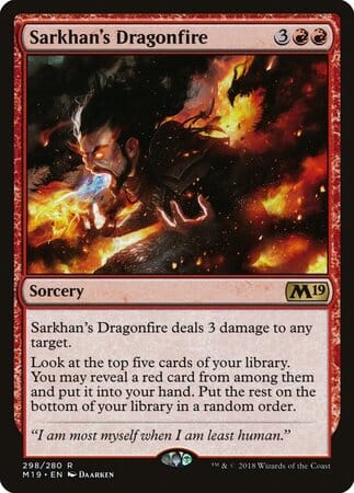 Sarkhan's Dragonfire [Core Set 2019] MTG Single Magic: The Gathering  | Multizone: Comics And Games