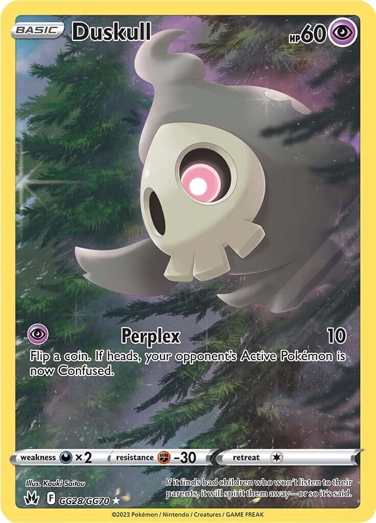 Duskull (GG28/GG70) [Sword & Shield: Crown Zenith] Pokemon Single Pokémon  | Multizone: Comics And Games