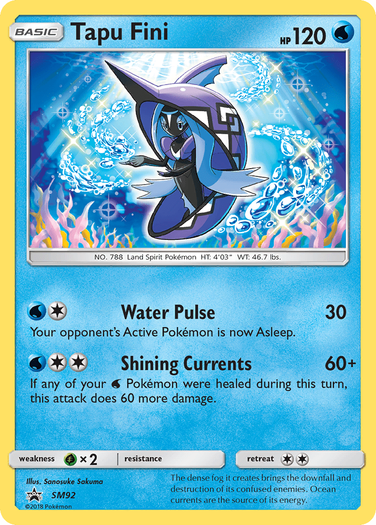 Tapu Fini (SM92) [Sun & Moon: Black Star Promos] Pokemon Single Pokémon  | Multizone: Comics And Games