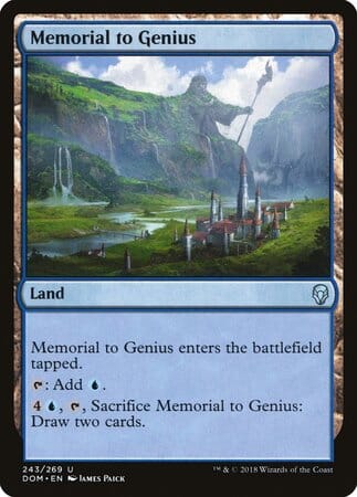 Memorial to Genius [Dominaria] MTG Single Magic: The Gathering  | Multizone: Comics And Games