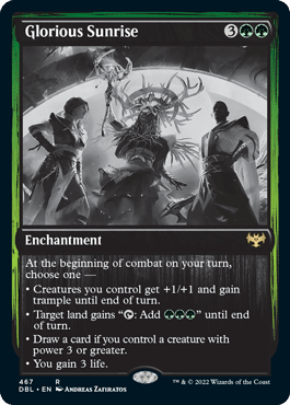 Glorious Sunrise [Innistrad: Double Feature] MTG Single Magic: The Gathering  | Multizone: Comics And Games