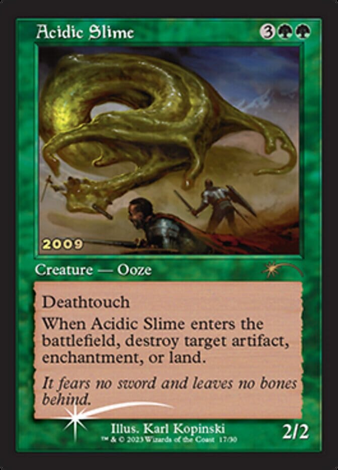 Acidic Slime [30th Anniversary Promos] MTG Single Magic: The Gathering  | Multizone: Comics And Games