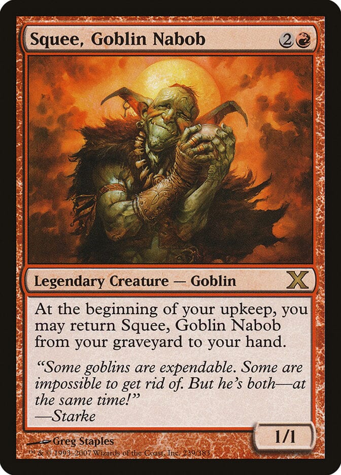 Squee, Goblin Nabob [Tenth Edition] MTG Single Magic: The Gathering  | Multizone: Comics And Games