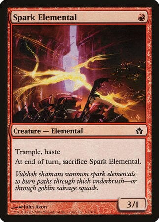 Spark Elemental [Fifth Dawn] MTG Single Magic: The Gathering  | Multizone: Comics And Games
