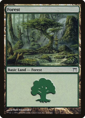 Forest (304) [Champions of Kamigawa] MTG Single Magic: The Gathering  | Multizone: Comics And Games