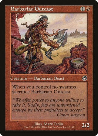Barbarian Outcast [Torment] MTG Single Magic: The Gathering  | Multizone: Comics And Games