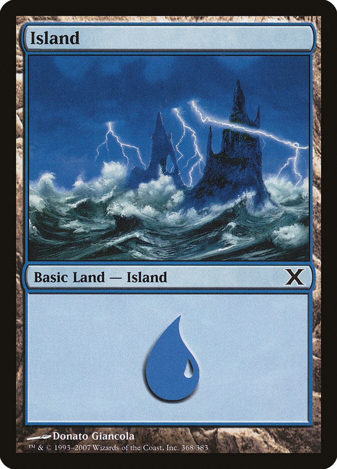 Island (368) [Tenth Edition] MTG Single Magic: The Gathering  | Multizone: Comics And Games