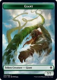 Giant // Food (15) Double-sided Token [Throne of Eldraine Tokens] MTG Single Magic: The Gathering  | Multizone: Comics And Games