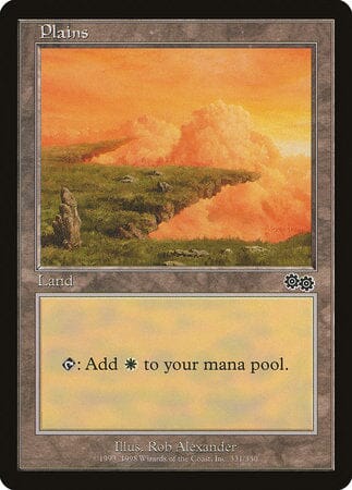 Plains (331) [Urza's Saga] MTG Single Magic: The Gathering  | Multizone: Comics And Games