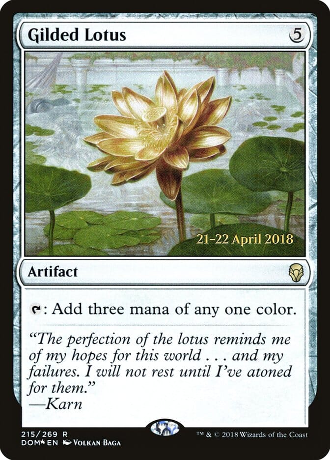 Gilded Lotus [Dominaria Prerelease Promos] MTG Single Magic: The Gathering  | Multizone: Comics And Games
