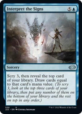 Interpret the Signs [Jumpstart 2022] MTG Single Magic: The Gathering  | Multizone: Comics And Games