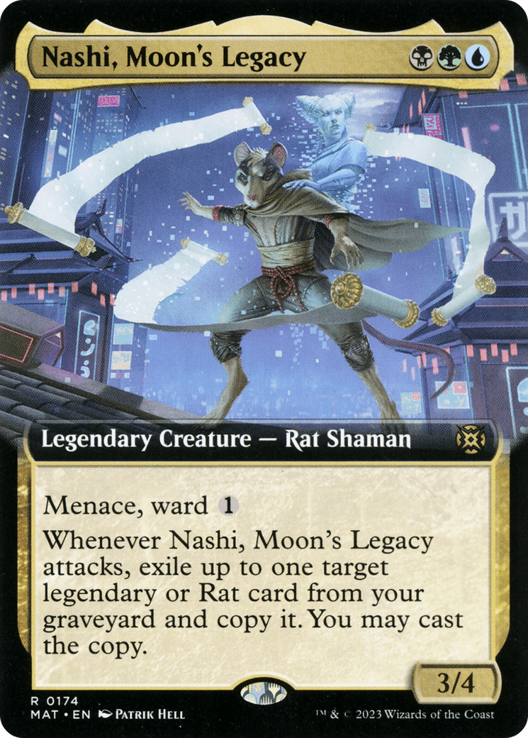 Nashi, Moon's Legacy (Extended Art) [March of the Machine: The Aftermath] MTG Single Magic: The Gathering  | Multizone: Comics And Games