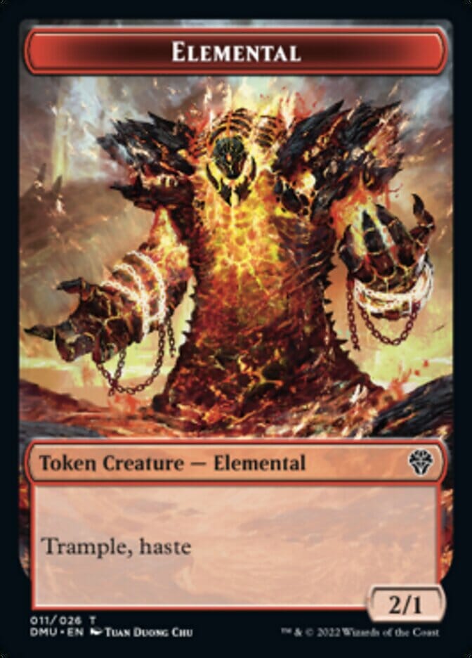 Bird (002) // Elemental Double-sided Token [Dominaria United Tokens] MTG Single Magic: The Gathering  | Multizone: Comics And Games