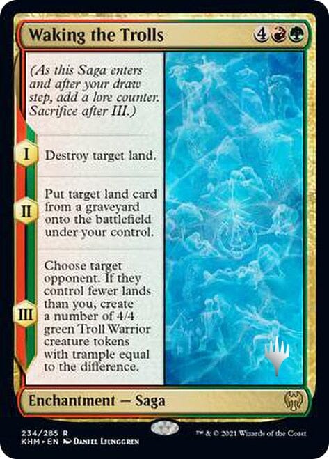 Waking the Trolls [Kaldheim Promo Pack] MTG Single Magic: The Gathering  | Multizone: Comics And Games