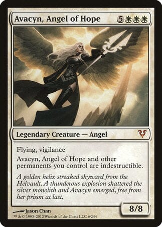 Avacyn, Angel of Hope [Avacyn Restored] MTG Single Magic: The Gathering  | Multizone: Comics And Games