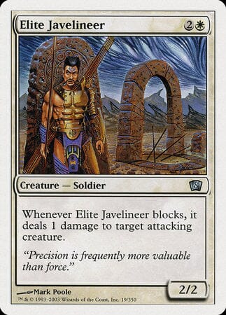 Elite Javelineer [Eighth Edition] MTG Single Magic: The Gathering  | Multizone: Comics And Games