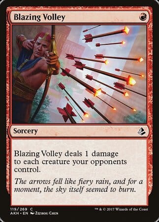 Blazing Volley [Amonkhet] MTG Single Magic: The Gathering  | Multizone: Comics And Games