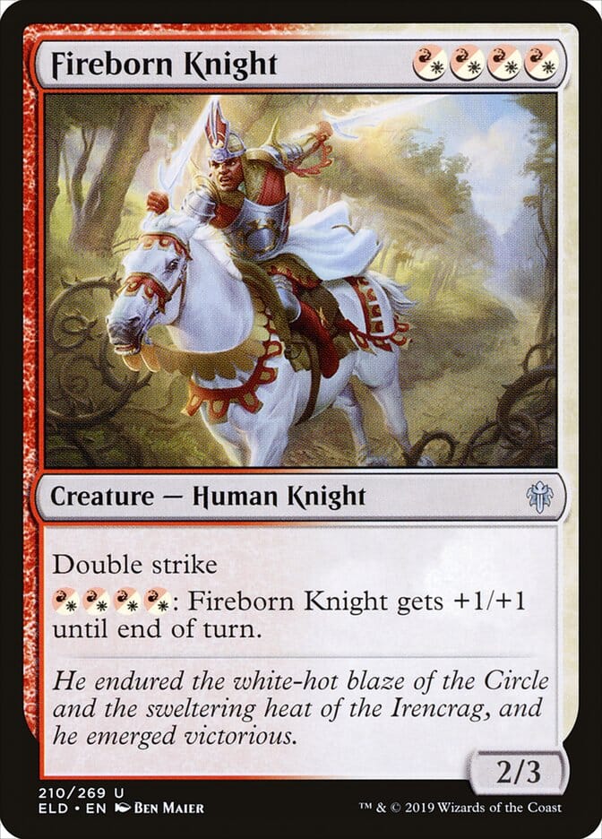 Fireborn Knight [Throne of Eldraine] MTG Single Magic: The Gathering  | Multizone: Comics And Games
